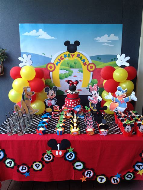 mickey clubhouse birthday decorations|printable mickey mouse party decorations.